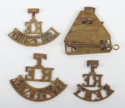 4x Royal Engineers Territorial Shoulder Titles - 2