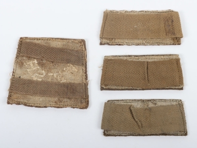 4x Variations of WW1 Welsh Regiment Slip-on Shoulder Titles - 2