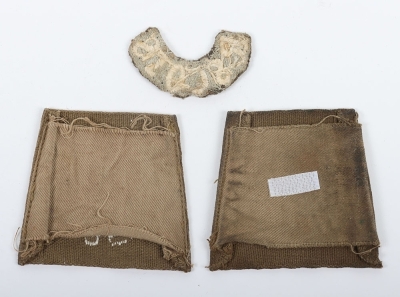 3x WW1 Royal Scots Cloth Shoulder Titles - 2