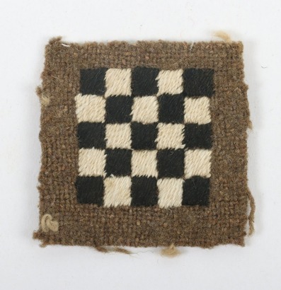 WW1 British 34th Division Cloth Formation Sign