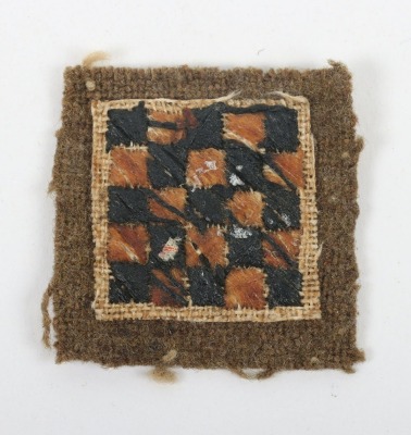 WW1 British 34th Division Cloth Formation Sign - 2