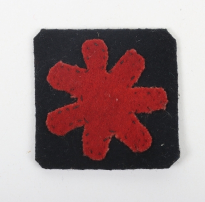 WW1 British 35th Division Cloth Formation Sign