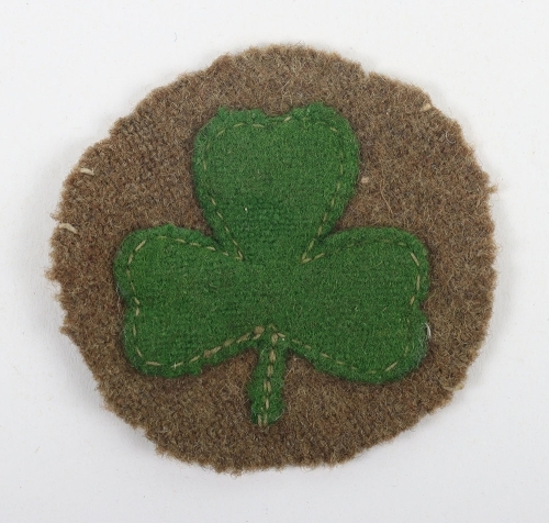 WW1 16th (Irish) Division Cloth Formation Sign