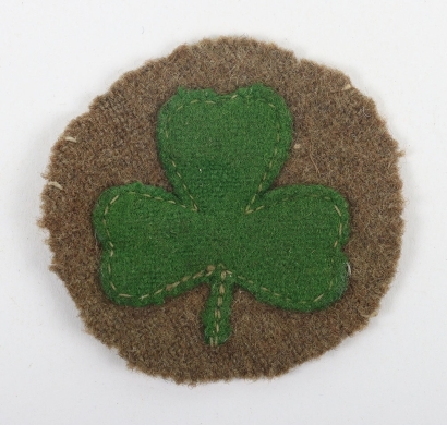 WW1 16th (Irish) Division Cloth Formation Sign