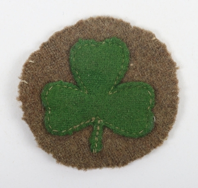 WW1 16th (Irish) Division Cloth Formation Sign