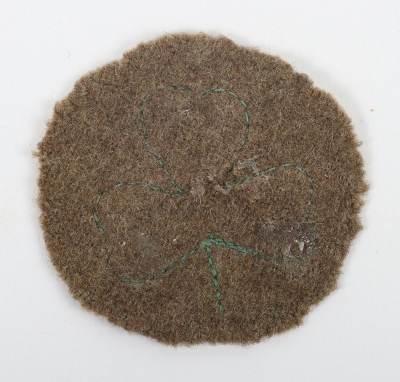WW1 16th (Irish) Division Cloth Formation Sign - 2