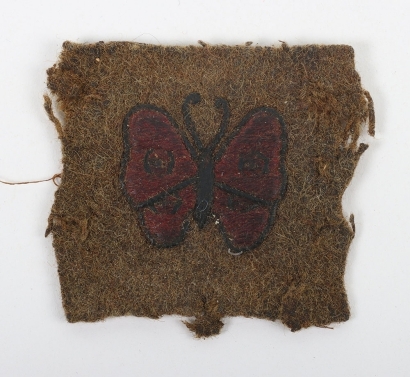 WW1 British 19th Western Division Cloth Formation Sign,