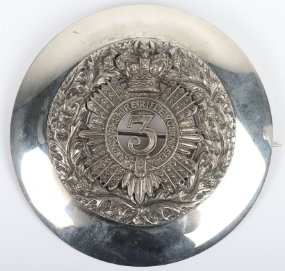 Scottish 3rd Lanarkshire Rifle Volunteers Pipers Plaid Brooch