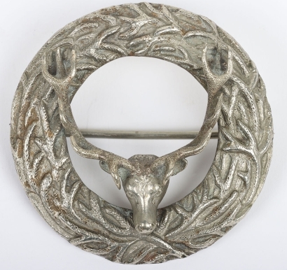 3rd Volunteer Battalion Seaforth Highlanders Pipers Plaid Brooch