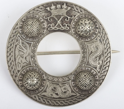 Argyll & Sutherland Highlanders Pipers Plaid Brooch 1881-83