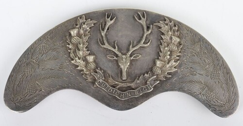 Seaforth Highlanders Sporran Cantle