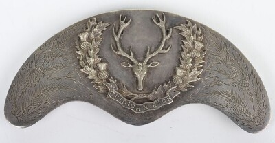 Seaforth Highlanders Sporran Cantle
