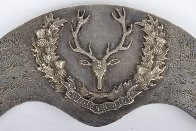 Seaforth Highlanders Sporran Cantle - 2