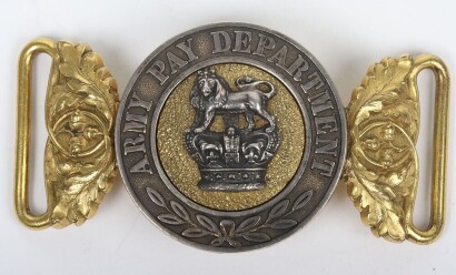 Victorian Army Pay Department Officers Waist Belt Clasp