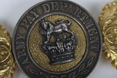 Victorian Army Pay Department Officers Waist Belt Clasp - 5