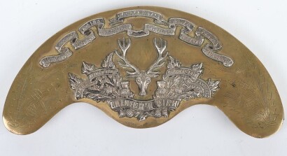 Seaforth Highlanders Sporran Cantle