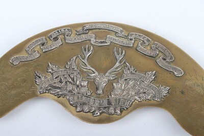 Seaforth Highlanders Sporran Cantle - 2
