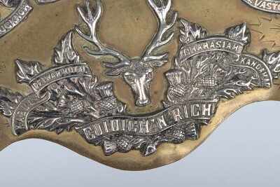 Seaforth Highlanders Sporran Cantle - 7