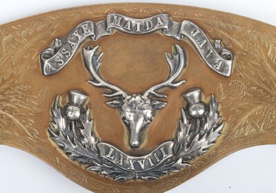 Victorian 78th Highlanders Sporran Cantle - 2