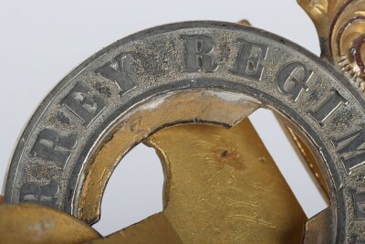 East Surrey Regiment Officers Waist Belt Clasp - 4