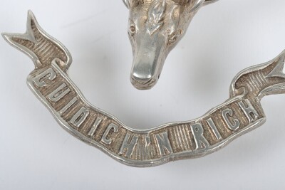 Silver Seaforth Highlanders Officers Glengarry Badge - 2