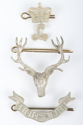 Seaforth Highlanders Three Piece Glengarry Badge