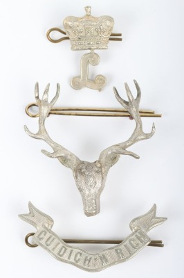 Seaforth Highlanders Three Piece Glengarry Badge
