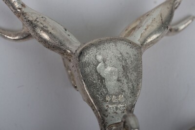EIIR Queens Own Highlanders Officers Silver Headdress Badge - 6
