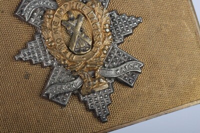 Victorian Black Watch Officers Dirk Belt Plate - 4