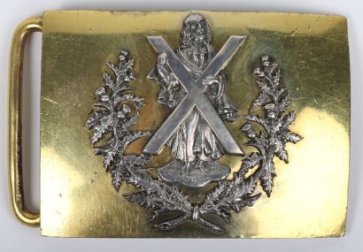 Queens Own Cameron Highlanders Officers Waist Belt Clasp