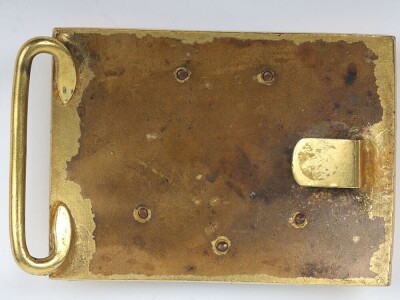 Queens Own Cameron Highlanders Officers Waist Belt Clasp - 2