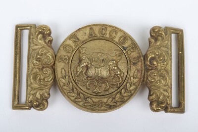 3rd (Royal Aberdeenshire Highland) Militia Battalion Gordon Highlanders Waist Belt Clasp