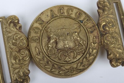 3rd (Royal Aberdeenshire Highland) Militia Battalion Gordon Highlanders Waist Belt Clasp - 4
