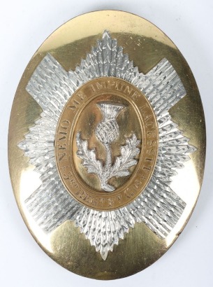 3rd Regiment of Foot Guards Cross Belt Plate