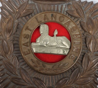 East Lancashire Regiment Other Ranks Home Service Helmet Plate - 2