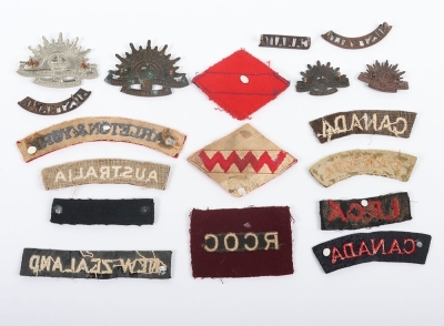 Grouping of Canadian and Commonwealth Badges and Insignia - 2