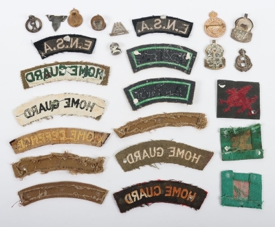 Grouping of Home Guard Cloth Shoulder Titles - 2