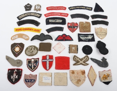 Grouping of British Cloth Insignia - 2