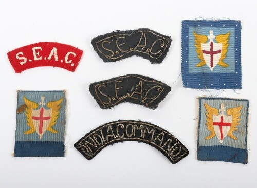 South East Asia Command (S.E.A.C) Cloth Insignia Group