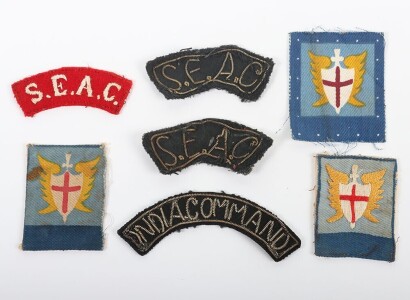 South East Asia Command (S.E.A.C) Cloth Insignia Group