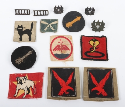 WW2 Indian Cloth Formation Signs
