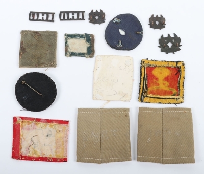 WW2 Indian Cloth Formation Signs - 2