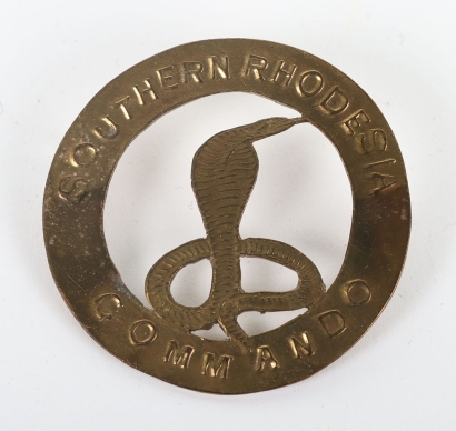Rare WW2 Southern Rhodesia Commando Beret Badge