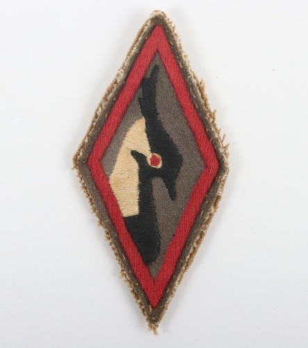 Rare Political Warfare Executive Cloth Formation Sign