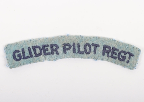WW2 Glider Pilot Regiment Cloth Shoulder Title