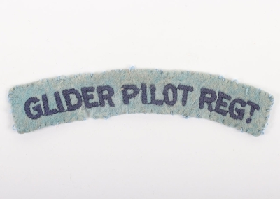 WW2 Glider Pilot Regiment Cloth Shoulder Title