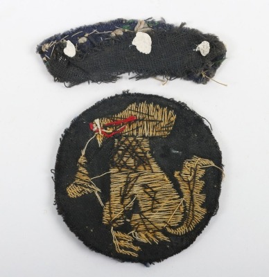 WW2 Indian 3rd Infantry Division (Chindits) Formation Sign and Shoulder Title - 2