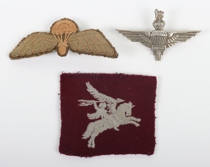 WW2 44th Indian Airborne Division Insignia Grouping