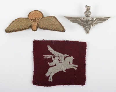 WW2 44th Indian Airborne Division Insignia Grouping