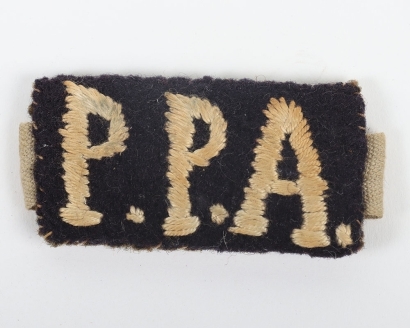 Scarce Popski Private Army (P.P.A) Slip-on Shoulder Title